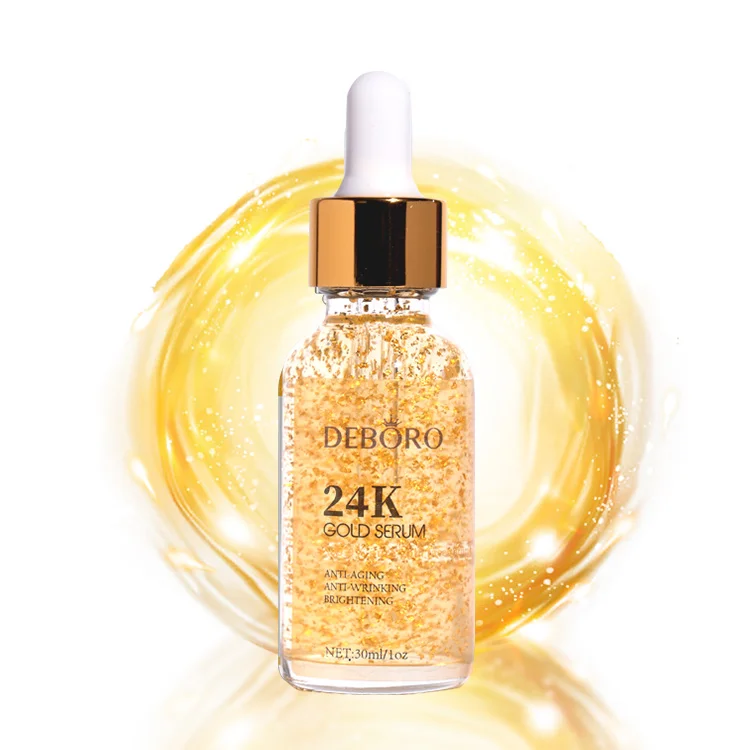 Private Label manufacturer custom 24k gold essence 24 k serum