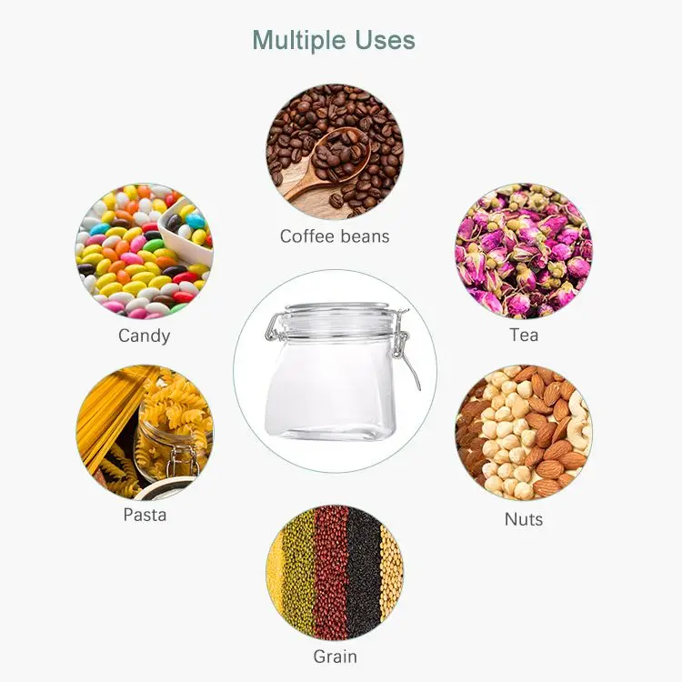 
Wholesales Yogurt Container Gold Sealing 300Ml Cake Pet White Plastic Jar With Lids 