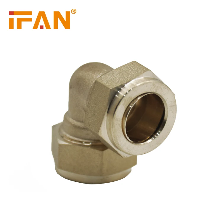 IFAN China Wholesale Y Tee 15MM Forged Plumbing Water Copper Pipe Fittings Elbow Compression Fitting
