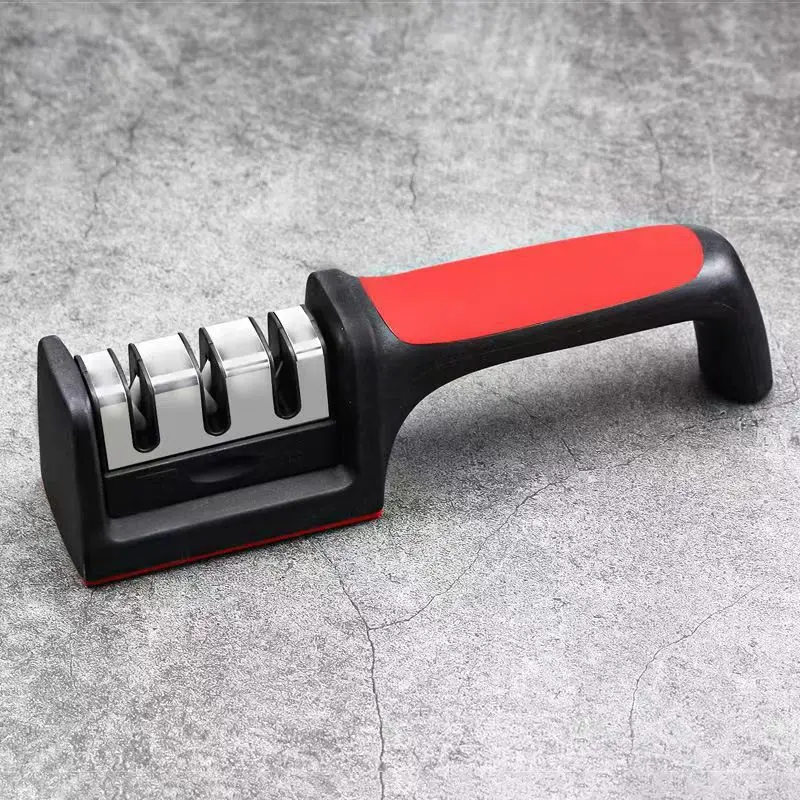 Handheld Multi-Function Kitchen Accessory Gadget 3 Stage Quick Knife Scissors Sharpener New Low Price Tool Machine