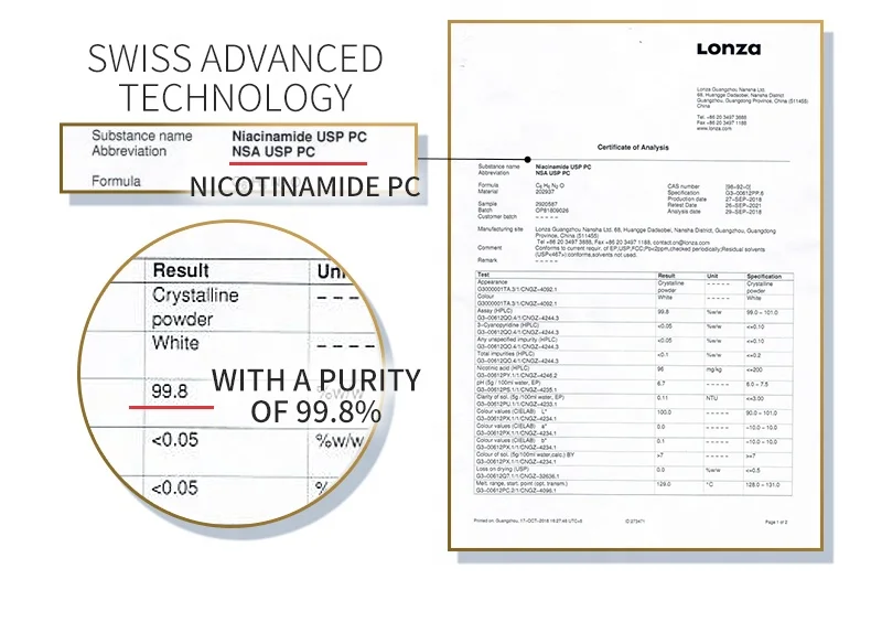 OEM Custom Label Best Skin White Lightening Nicotinamide Fair Body Lotion