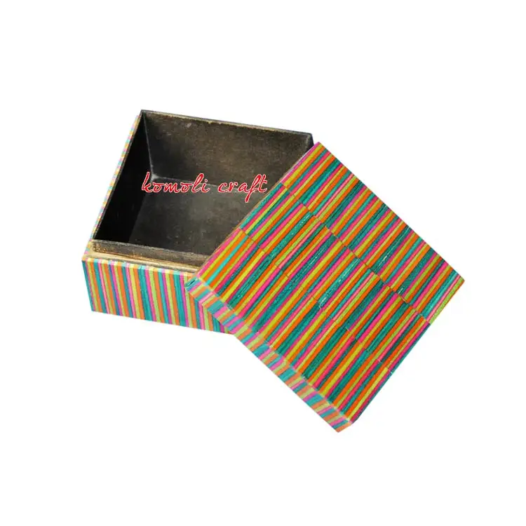 Indian Handmade custom shape wooden jewelry decorative box