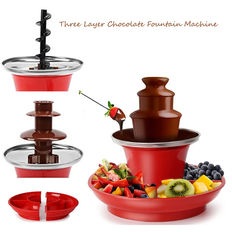 Cheap Price Leaf Shape Tower Chocolate Fountain/chocolate Fountain Machine/waterfalls Chocolate Fountain