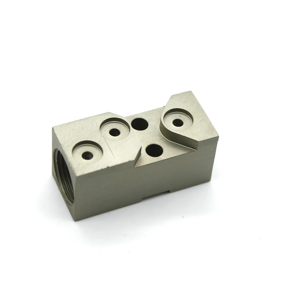 Customized Professional  Precision Machining Industrial Hot Melt Glue Spray Gun Module Dispensing Gun Parts