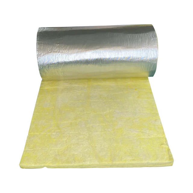 excellent fire resistance vapour barrier foil facing of glasswool roll blanket australian standard insulation