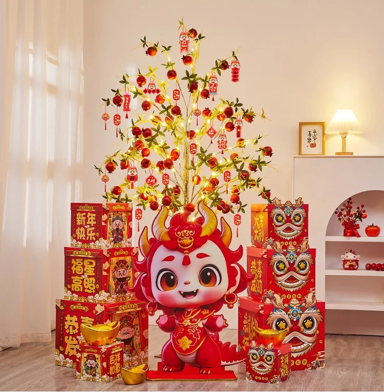 C098 New Trens LED Lighted Christmas Tree Multiple Sizes artificial tree Christmas New Year Decorations