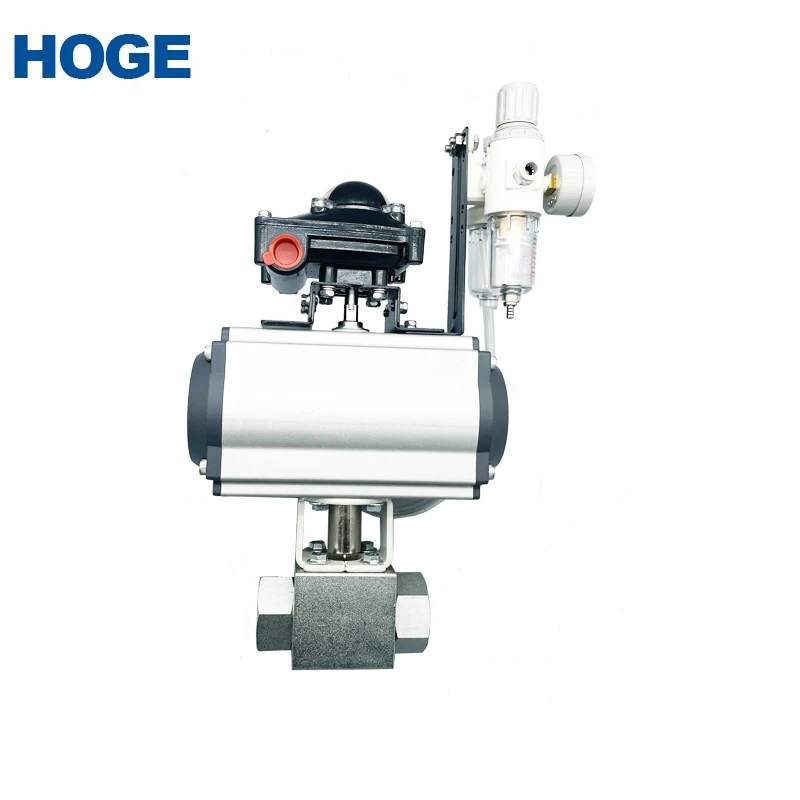 Support Customization Stainless Steel High Pressure Pneumatic Actuator Flow Control Valve With Hydraulic Ball Valve