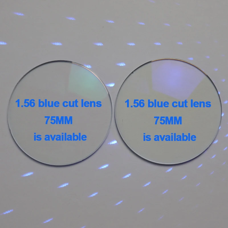 Best Vision 1.56 Diopter Glass Lenses Eyes Anti-Blue Block And Harmful Light Lentes For Eye Protection