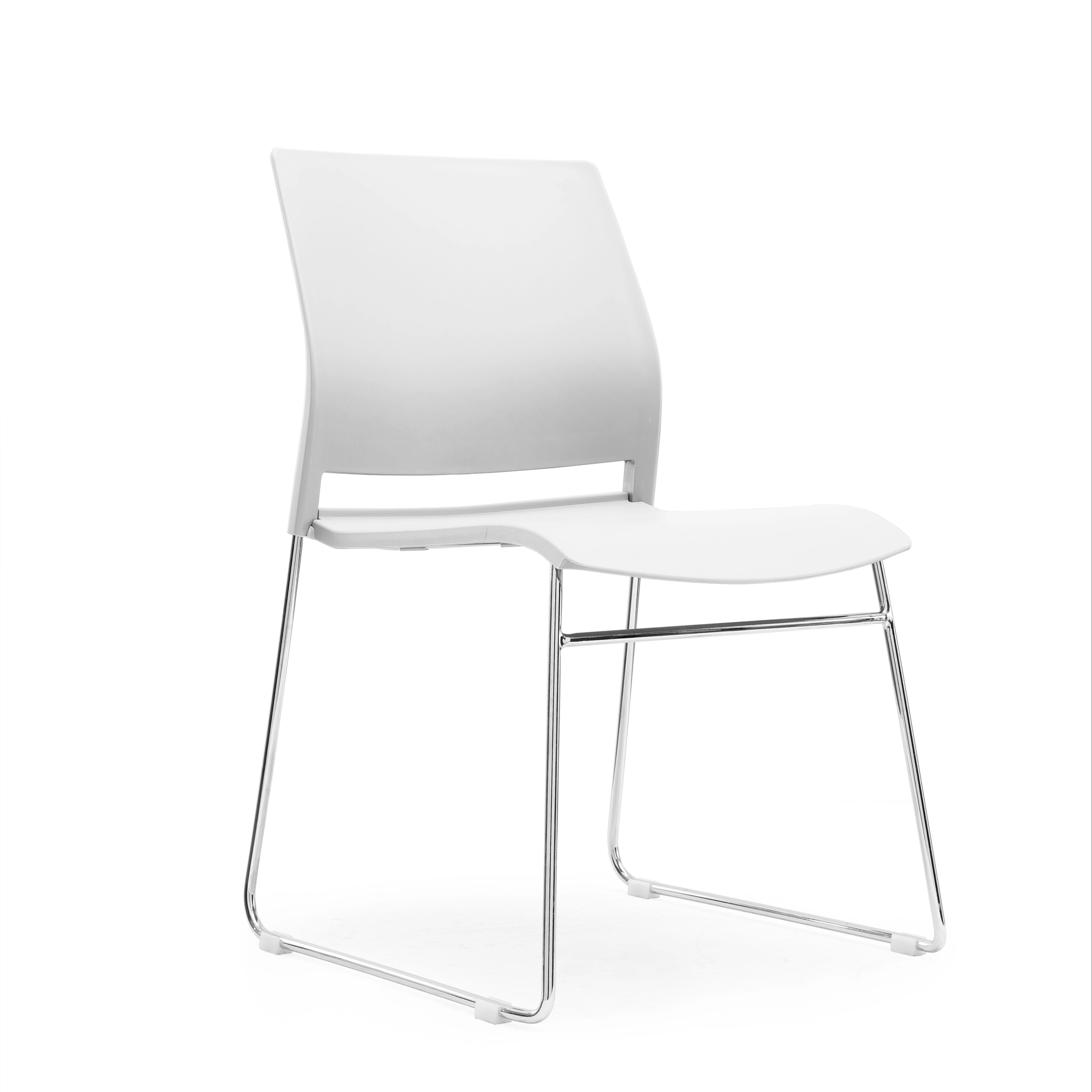 
High quality Plastic colored chairs outdoor Modern Restaurant Stackable PP Dining Chairs training chair 