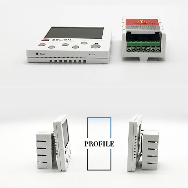 Custom LCD manual digital thermostat with CE and RoHS certification