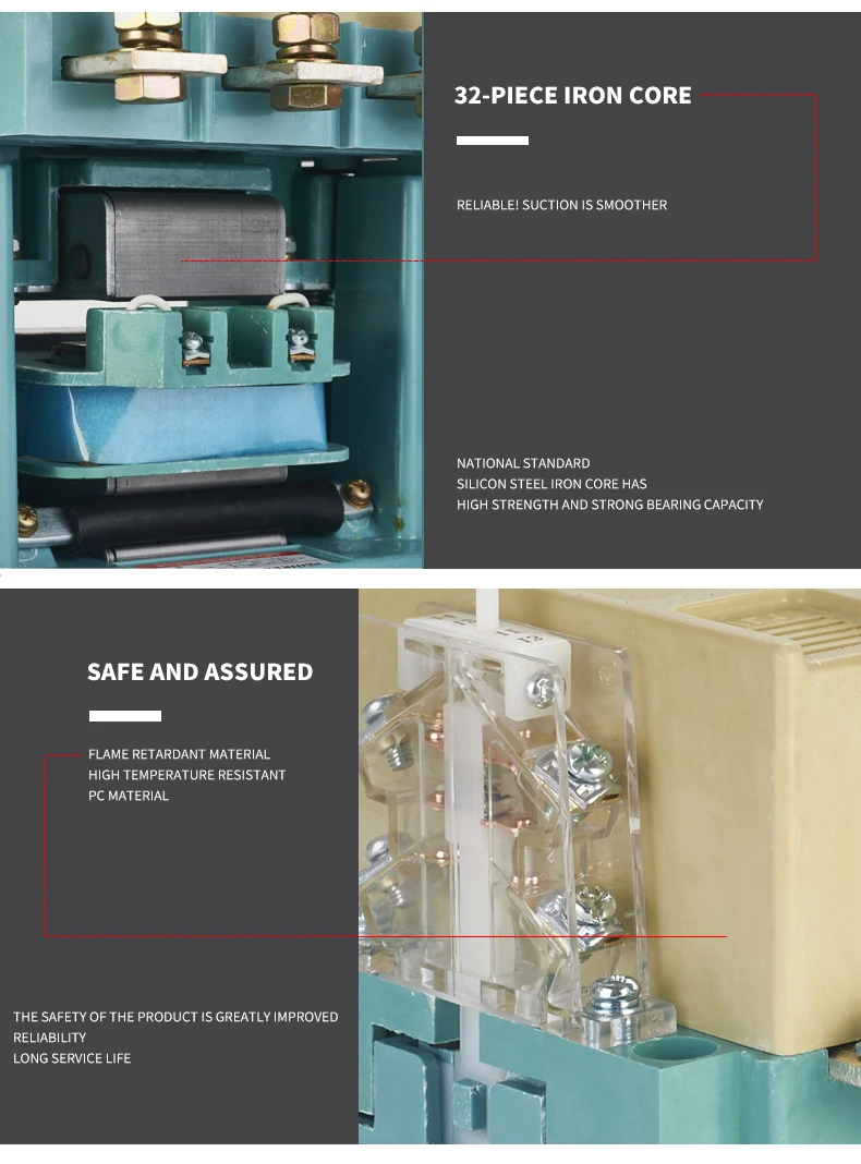 turnmooner CJ20-100 ac magnetic contactor 3 pole magnetic contactor 3 phase 220v/380v coil magnetic