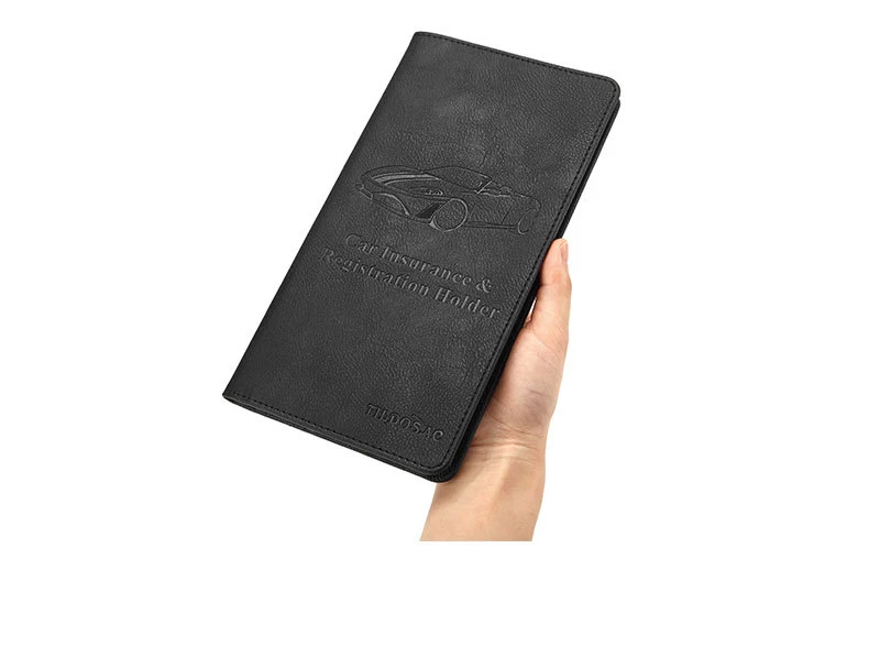 ZR378 Document Bag RFID Travel Passport Jacket Wallet Long Anti-theft Swipe Card Bag Multifunctional Waterproof Handheld Bag