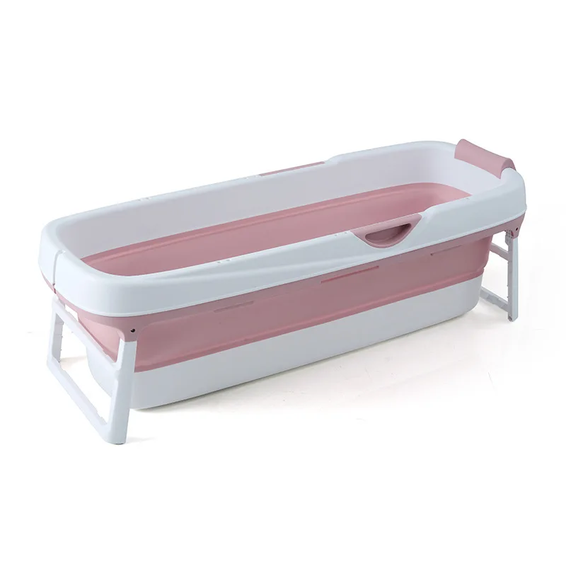 2022 hot sale Extra large  household independent portable adult folding plastic bathtub with lid