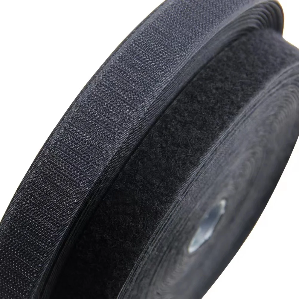 Customized Logo Nylon Hook and Loop strap belt Velcro Tape Fastener Tape