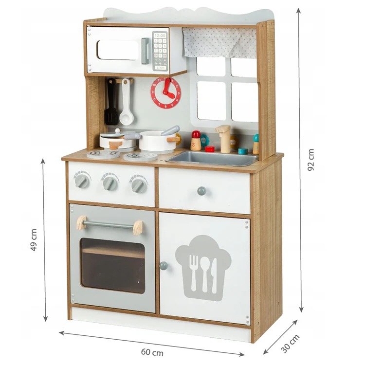 2022 wholesale Kids Montessori educational Children wooden kitchen toys set for toddlers pretend play toys to boys and girl