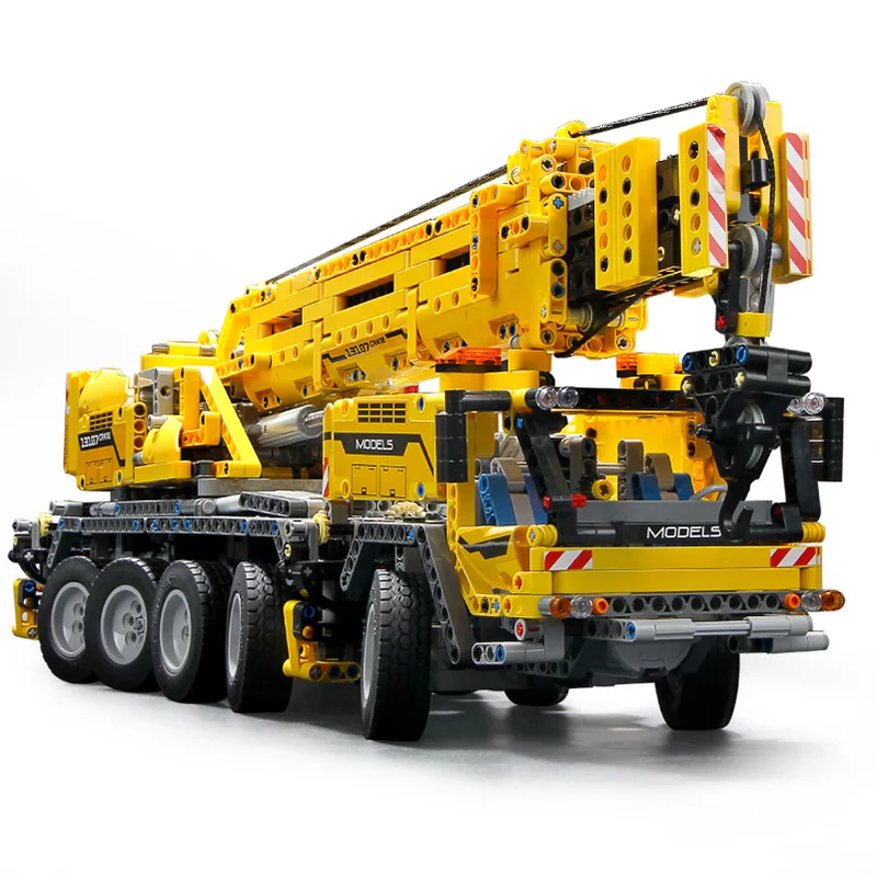 
Mould King 13107 Technic Mechanical Crane APP Programming Remote Control Excavat Engineering Vehicle Building Block Truck Toys 