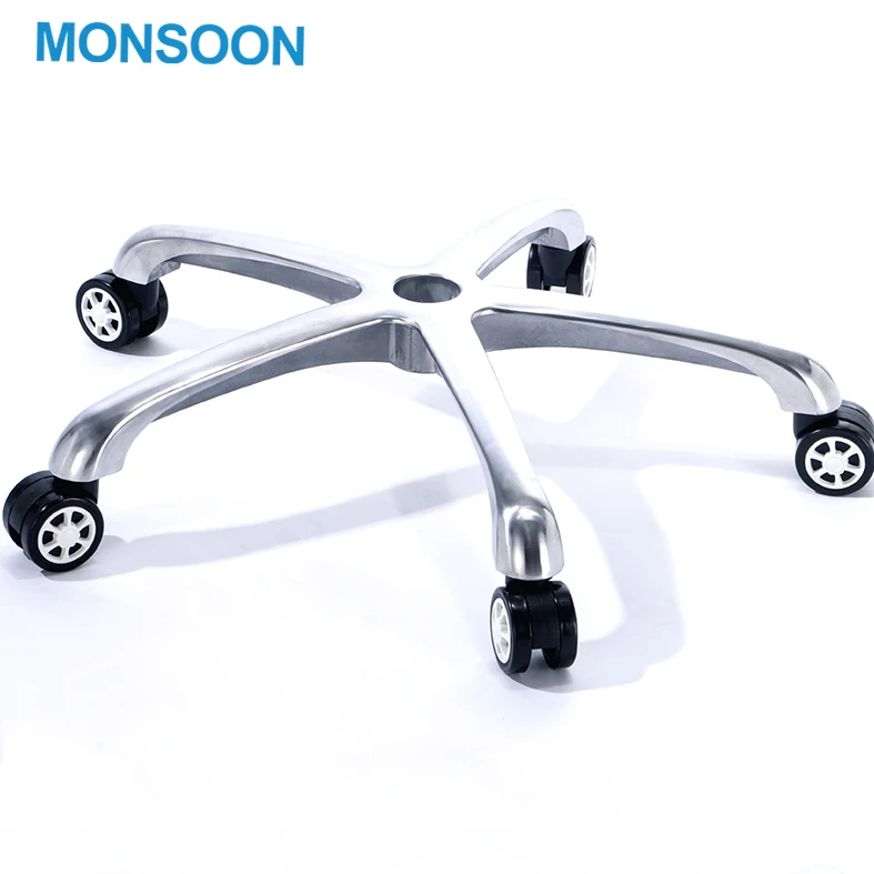 Furniture Parts Components Revolving Black Iron Painting Office Swivel Chair Base Accessories