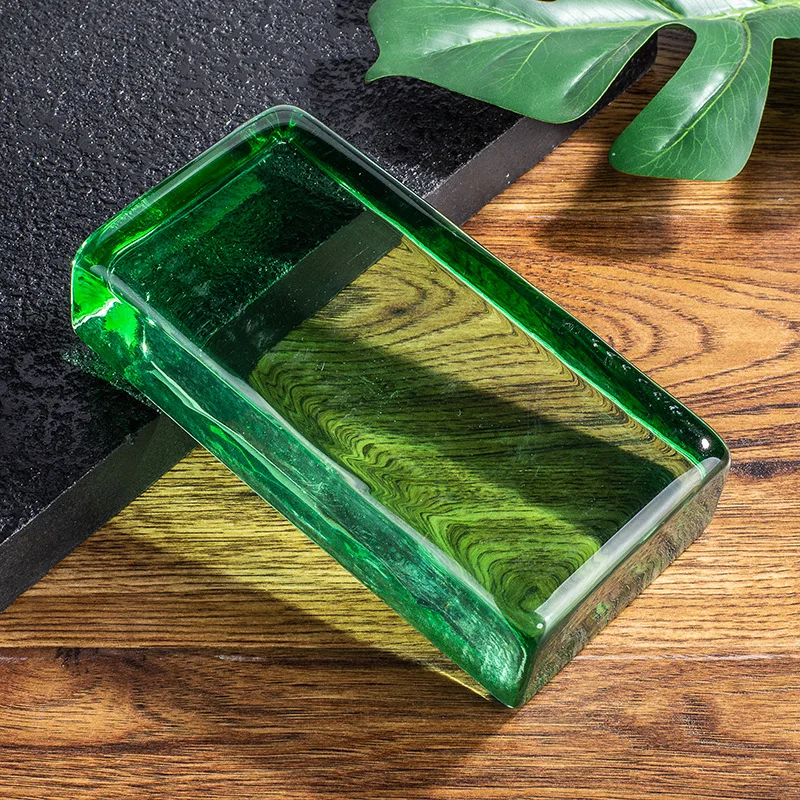 Wholesale Price Painting color Hot Melt Building Glass Brick Indoor Outdoor Building Decorations Glass Blocks For Sale