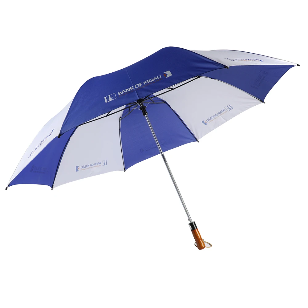 promotion gift portable super big 2 fold golf umbrella