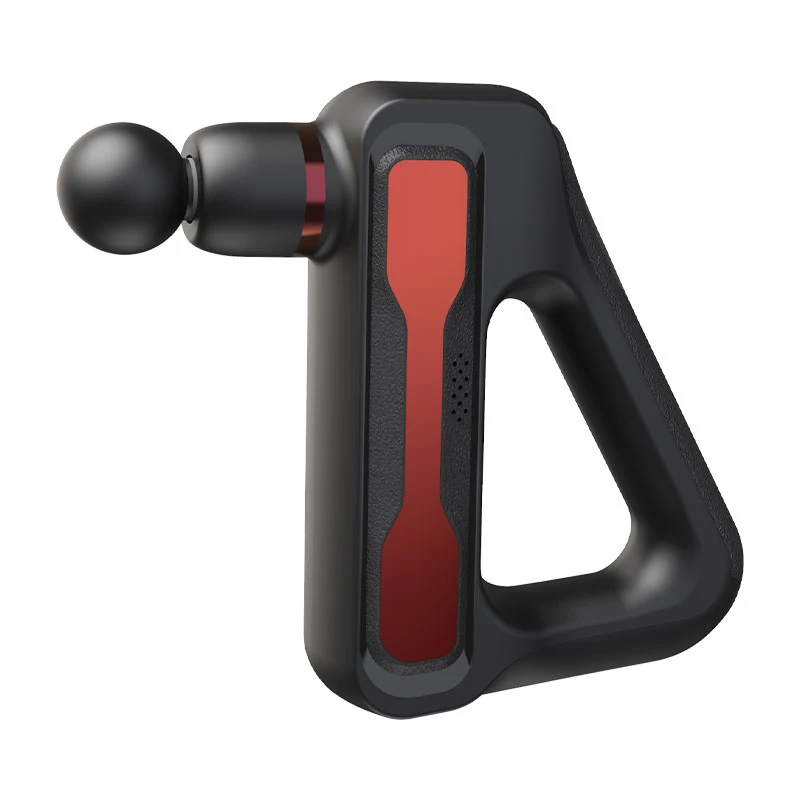 Mini Fascia Massage Fitness Machine Mini Double Head Fascia Gun Long Battery Massager Hand Hammering Pocket Muscle Massage Gun