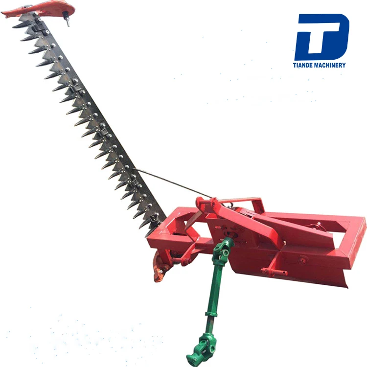 2.1 Agricultural small tractor mounted side reciprocating lawn grass sickle bar mower alfalfa cutter machine