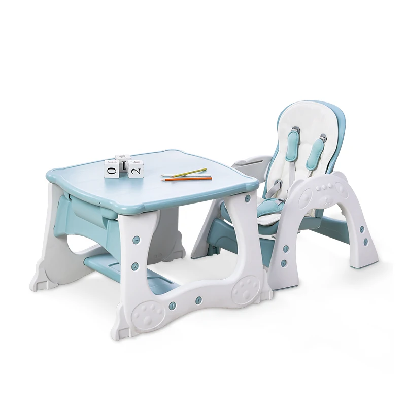 2021 Unique Design Portable children feeding chairs Baby Study Table And Chair