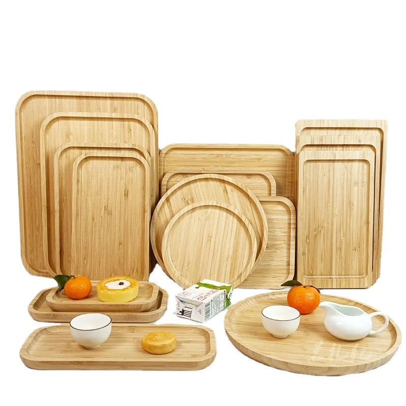 Bamboo wood tray