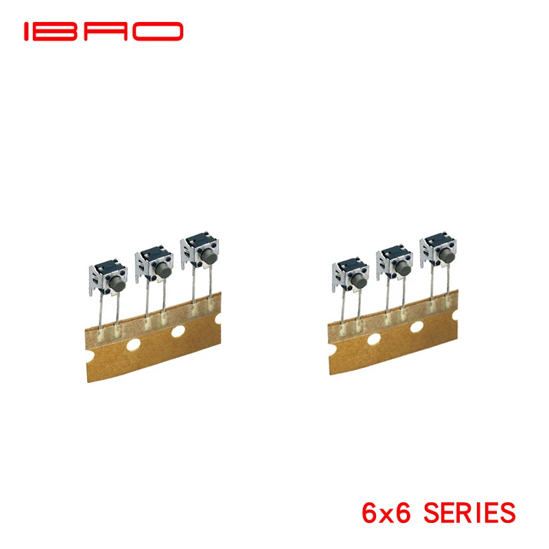 IBAO 6*6 Series 6.0*6.0 Radial Taping Type Tact Switch TVDP