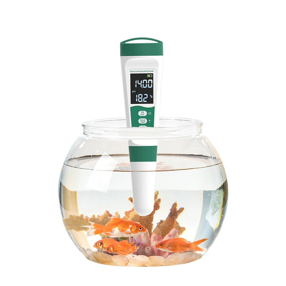 Water ph and chlorine test pool ph tester meter pen thermometer pool water quality digital test pen waterproof ph test pen