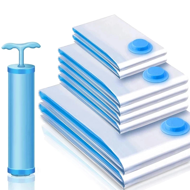 Popular 7Pack Vacuum Sealed Storage Clothes Set with Air Pump