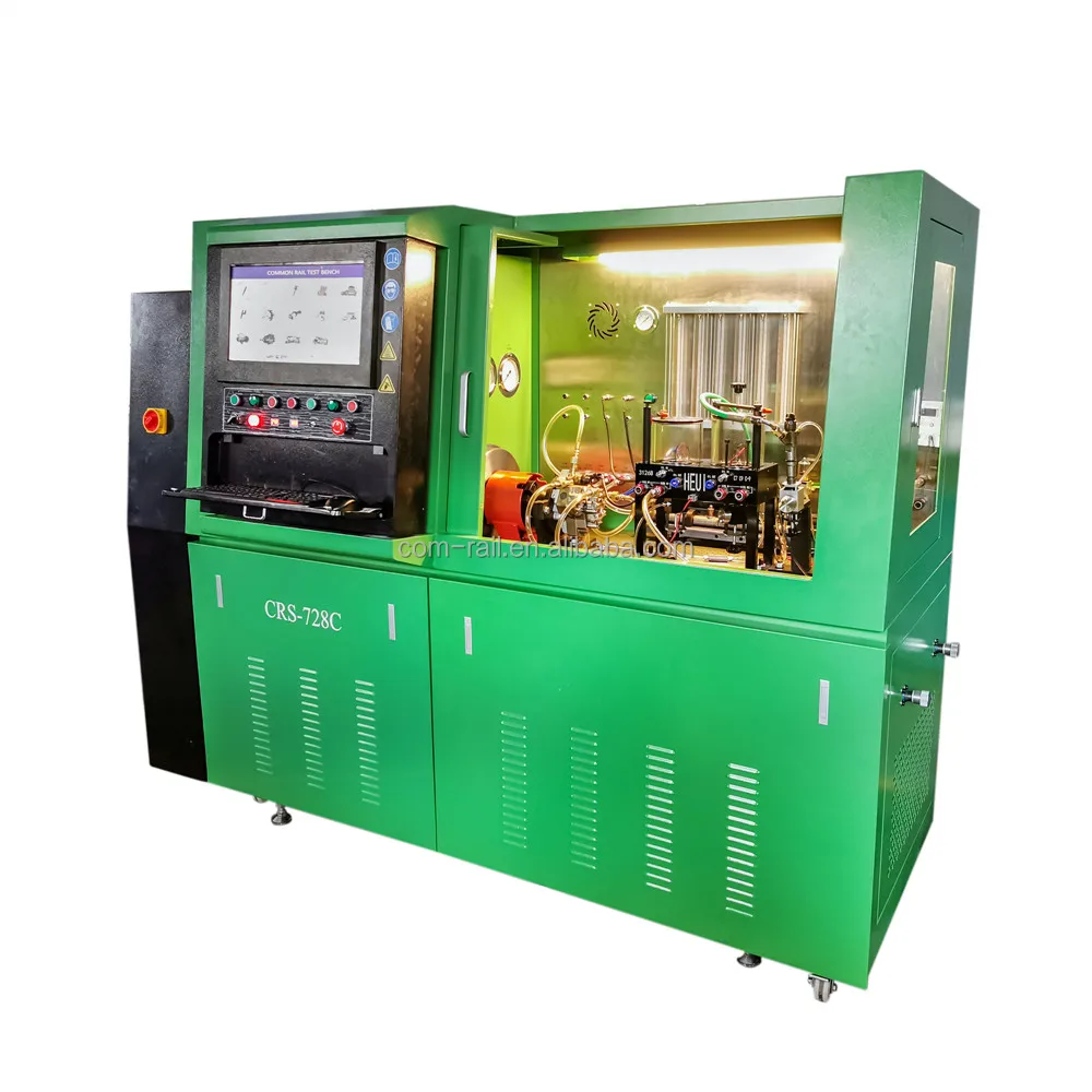 CRS-728C common rail diesel injection pump test bench with EUIEUP HEUI VP37/VP44  function
