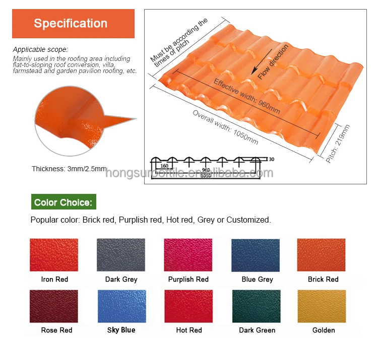composto de pvc telhado de pvc asa telhas techo para casa pivc roof cover