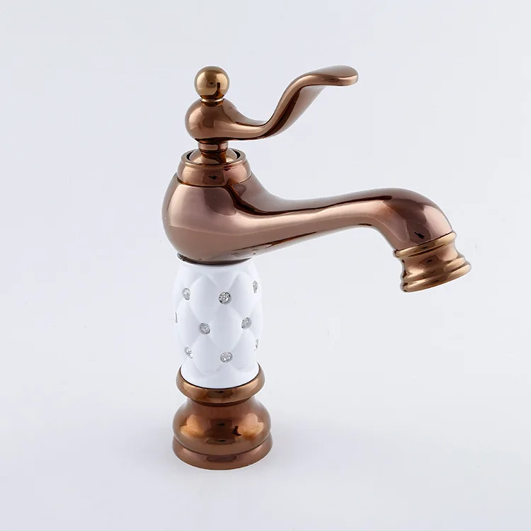Environmentally friendly wear-resistant Lavatory Black Bathroom Accessories Mixer Brass Basin Sink Faucets Water Tap