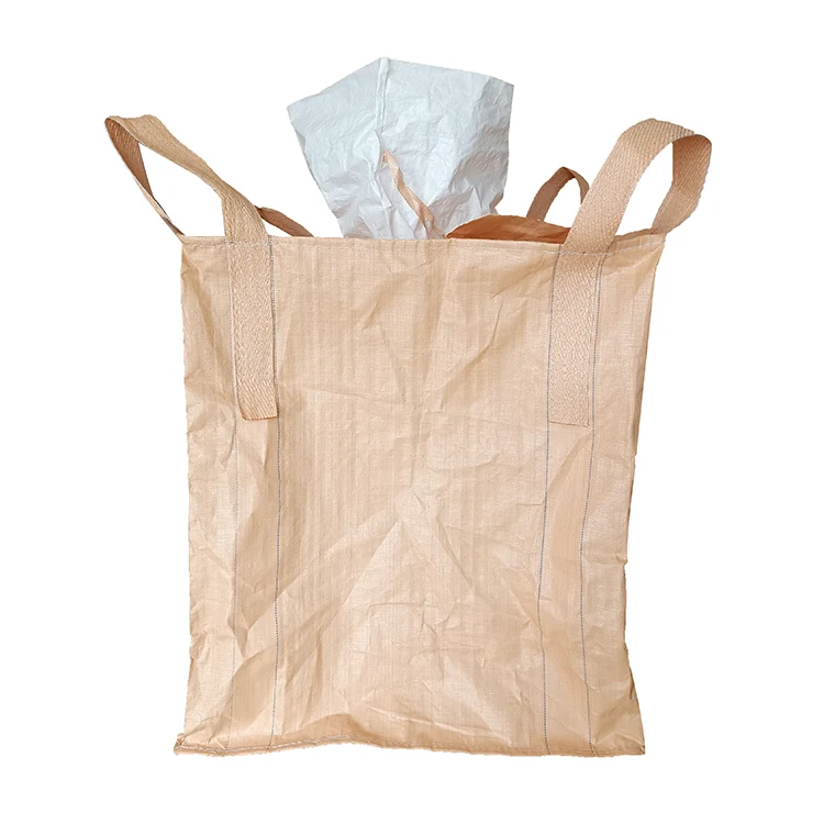 1mt 1 Ton 500kg 800kg 1000kg 1250kg 1500kg 2000kg Plastic Super Sack Jumbo Fibc Bulk Bag Baffle Q-bag Big Bags