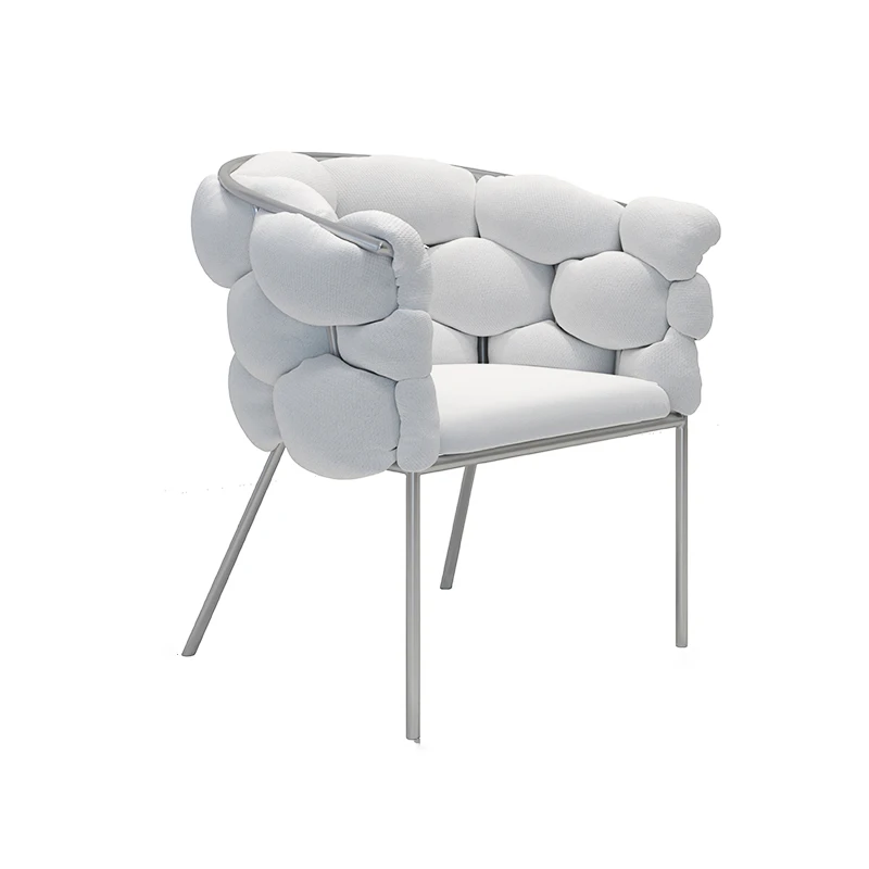 Luxury Modern Gold Leg Dining Chair Sillas Rosa Velvet Chair Coffee Chairs