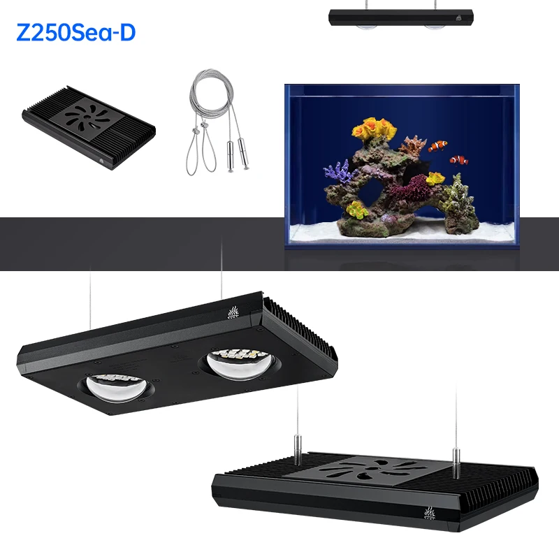 Wholesale Marine Aquarium Accessory WEEKAQUA Z250Sea LED A7 Reef Lighting Ocean Wave Lamp For Reef Tank Aquarium