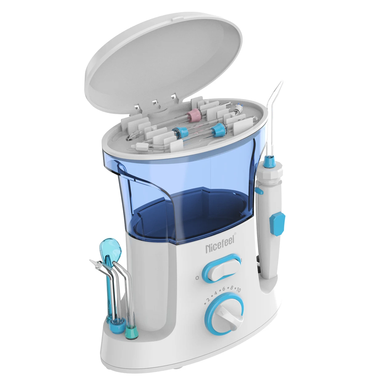 OEM FC168 desktop Oral Irrigator Teeth Cleaner Dental Floss teeth whitening device countertop Water Flosser for home use