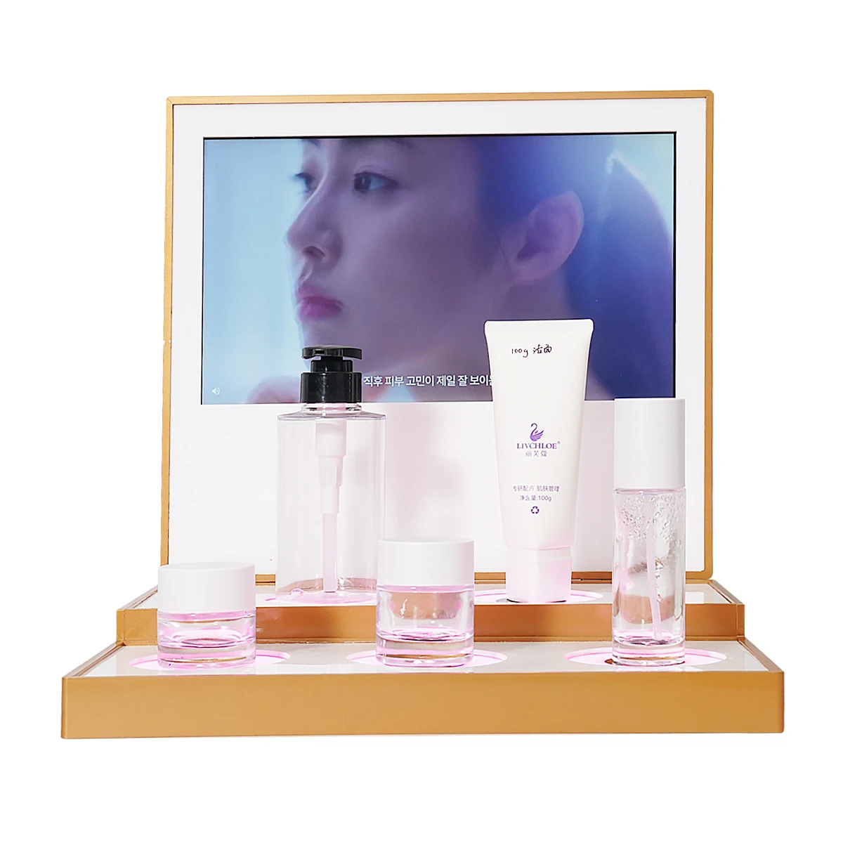 Letine 15.6 21.6 23.8 32 43 49 55 inch Portable Digital Signage Intelligent Interactive Booth Advertising Player