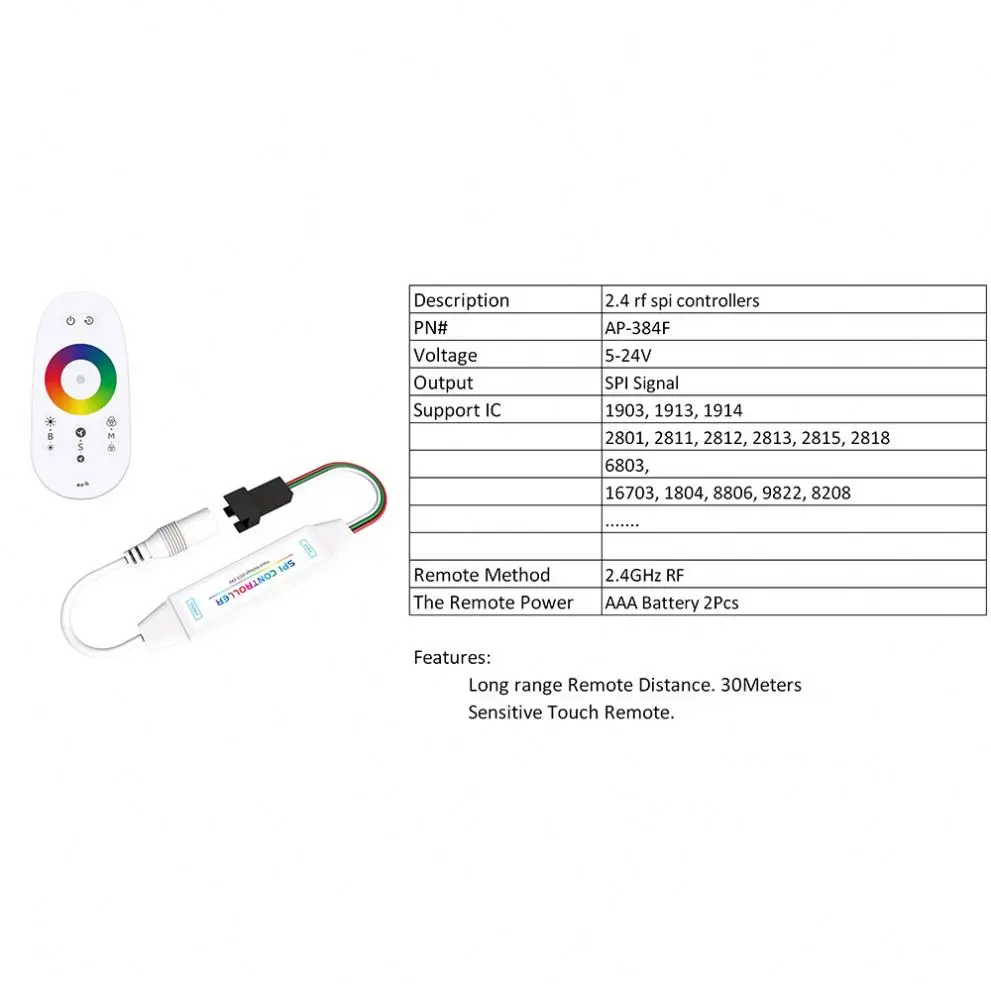 Modern RGB Floor Lamp Controller DC5-24V Corner Stand Light app wireless rf remote music LED Controller for Corner Floor Lamp