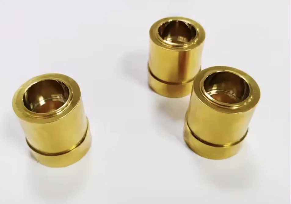 Ready to Ship 32mm Bore Linear Bushing Slide Bearing Bush Sleeve CNC Machined Brass Bushing Sintered Inner Brass