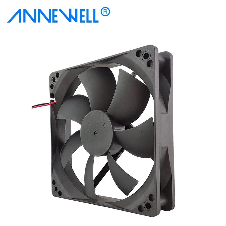 125mm bldc silent Fan for power supply, PC computer, display 120x120x25mm cooling fan 4 wire pwm 12v/24v 12025 dc brushless fan