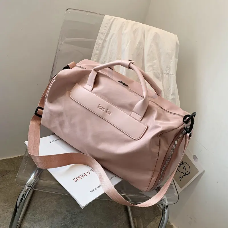 VE 2023 new Large capacity dry and wet separation fitness travel bag independent shoe warehouse waterproof duffel bagfor men