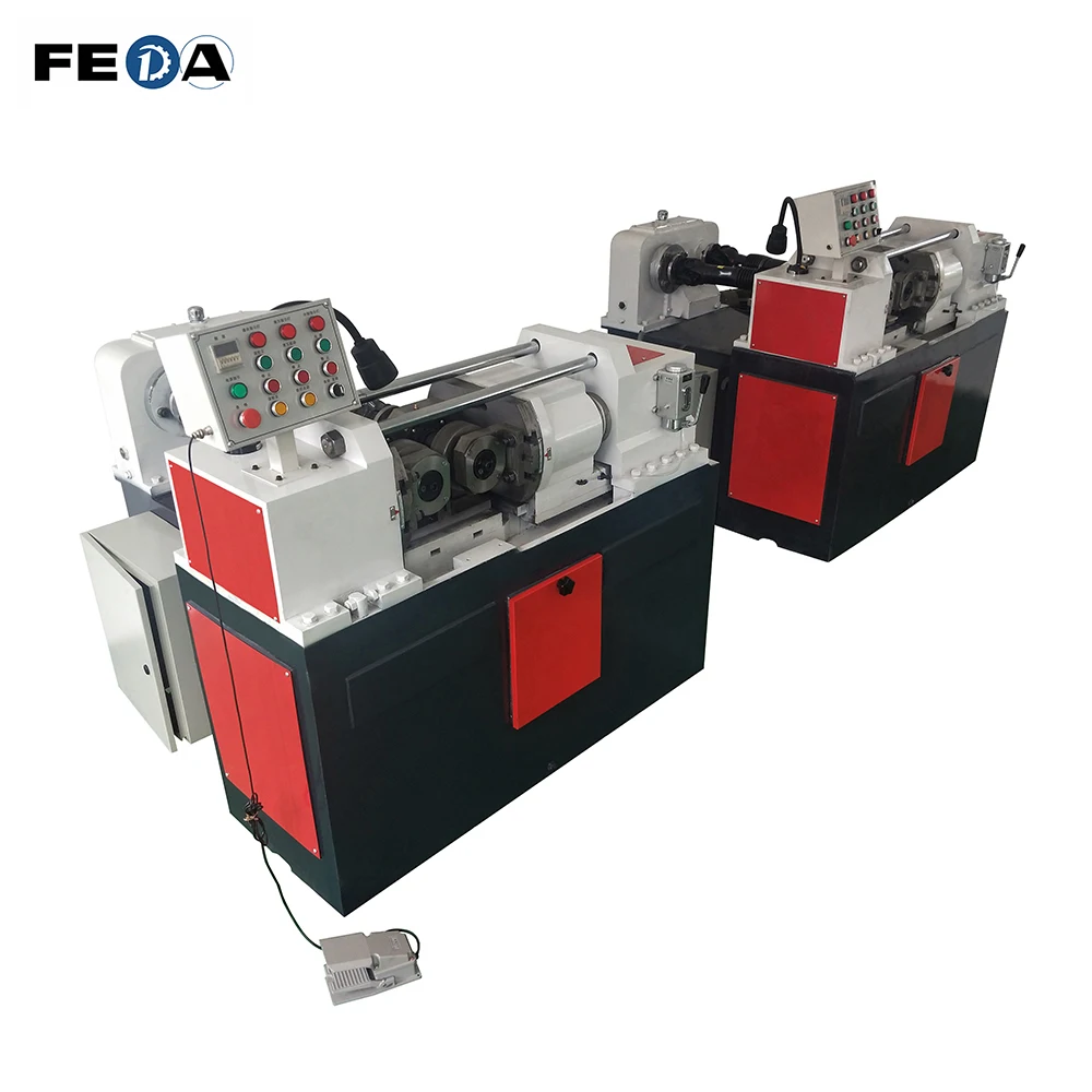 FEDA portable pipe threading machine screw thread cutting tools cold roll forming machine