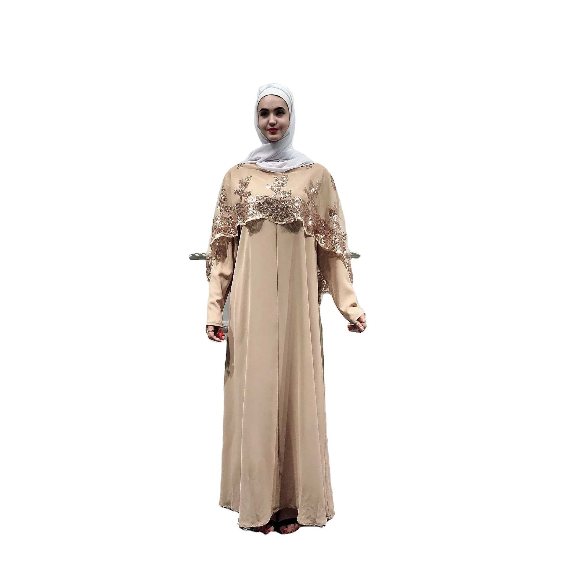 New Fashionable Latest Designs Islamic Clothing Suit Abaya Muslim Dress Turkish Abaya for Women