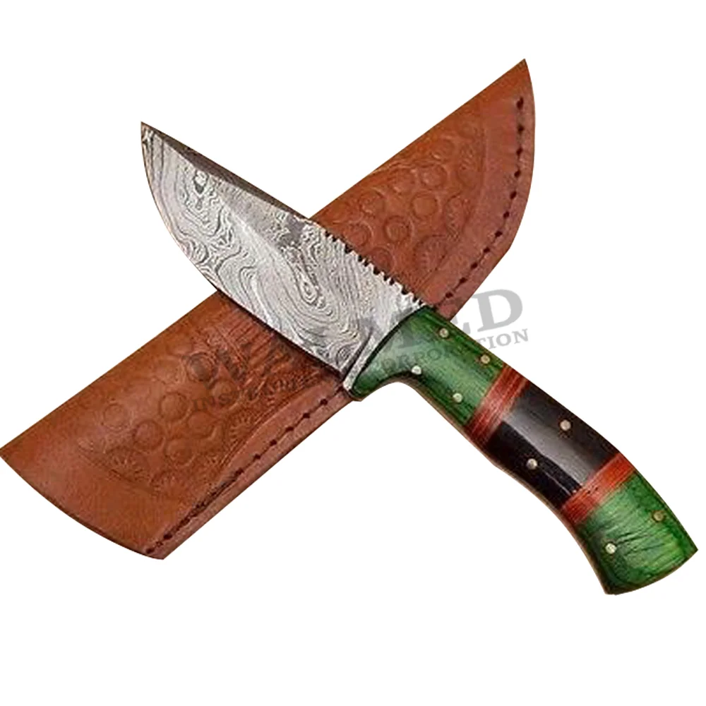 
 Высококачественный охотничий нож для улицы по разумной цене/охотничьи ножи из нержавеющей стали в кожаном чехле  