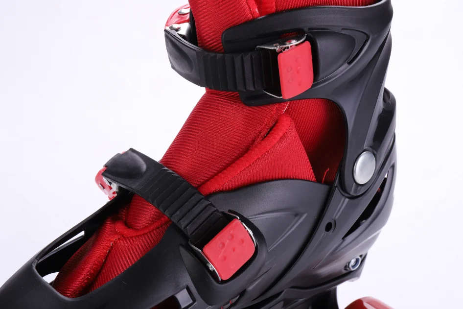 Adjustable Quad Roller Skates for Boys Durable PVC Insole Material for Both Winter and Spring Seasons