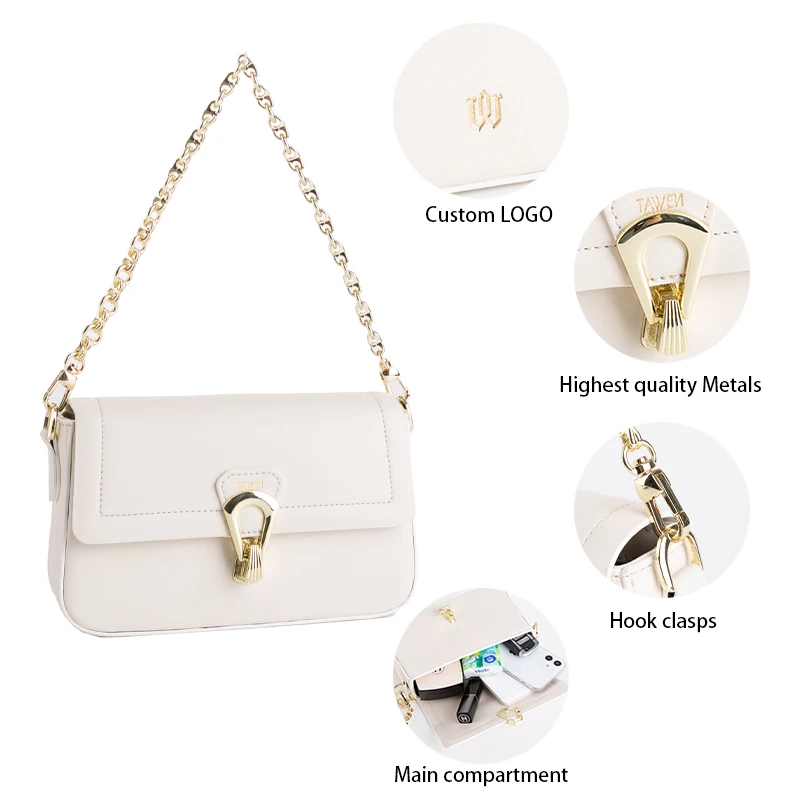 2022 Winter Fashion Plush Leather Chain Shoulder Messenger Bag Ladies Crossbody Bag Soft Faux Fur Handbags for Women