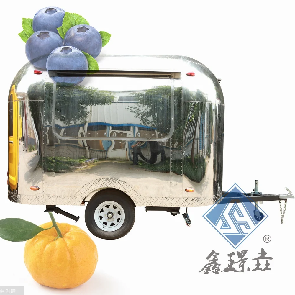 Food truck with refrigerated slides dessert mobile food truck mini food truck delivery