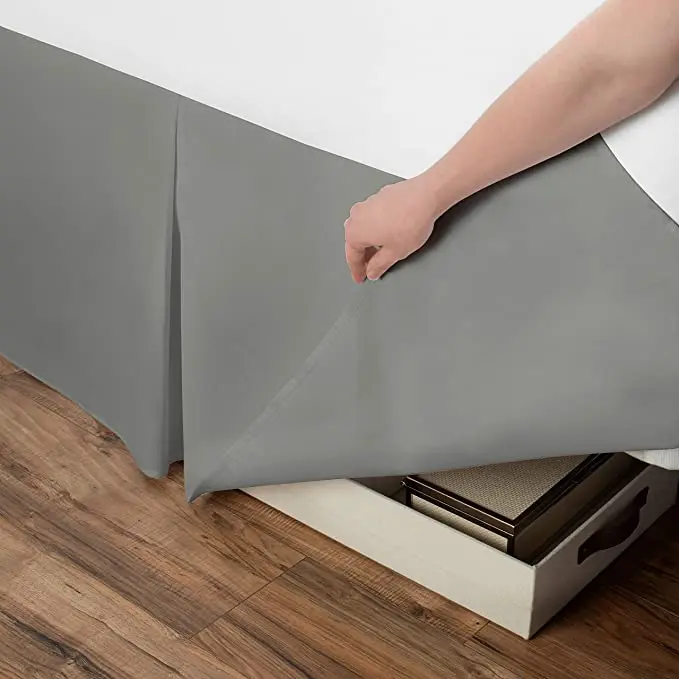 hotel sheet trendy size set quilted Bed Skirt velvet quilted flat floral printed