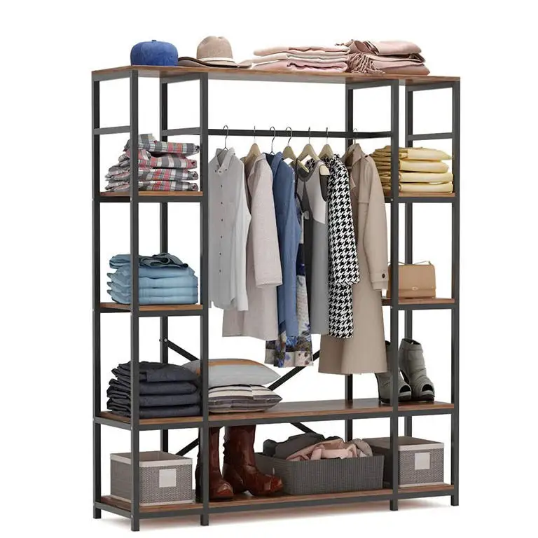 Custom Bedroom Furniture Wardrobe Wooden Storage Wardrobe Metal Wardrobe For Clothes